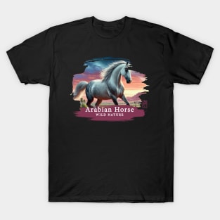 Arabian Horse - WILD NATURE - HORSE -1 T-Shirt